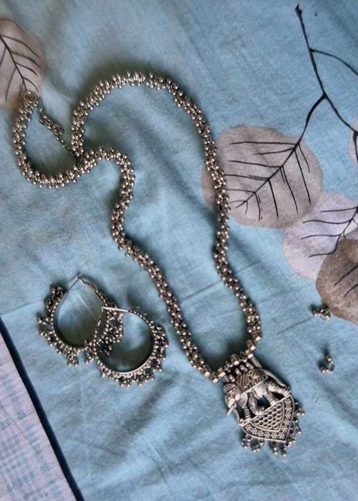 Elephant Pendant Jewelry Set
