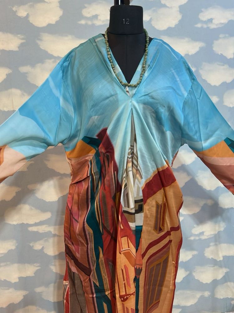 Unique Printed Kaftan Dress