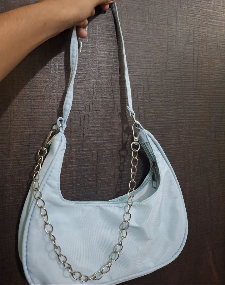 Light Blue Shoulder Bag