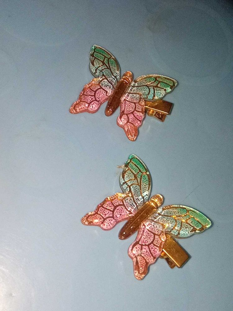 Butterfly Hair Clips (Set of 2)