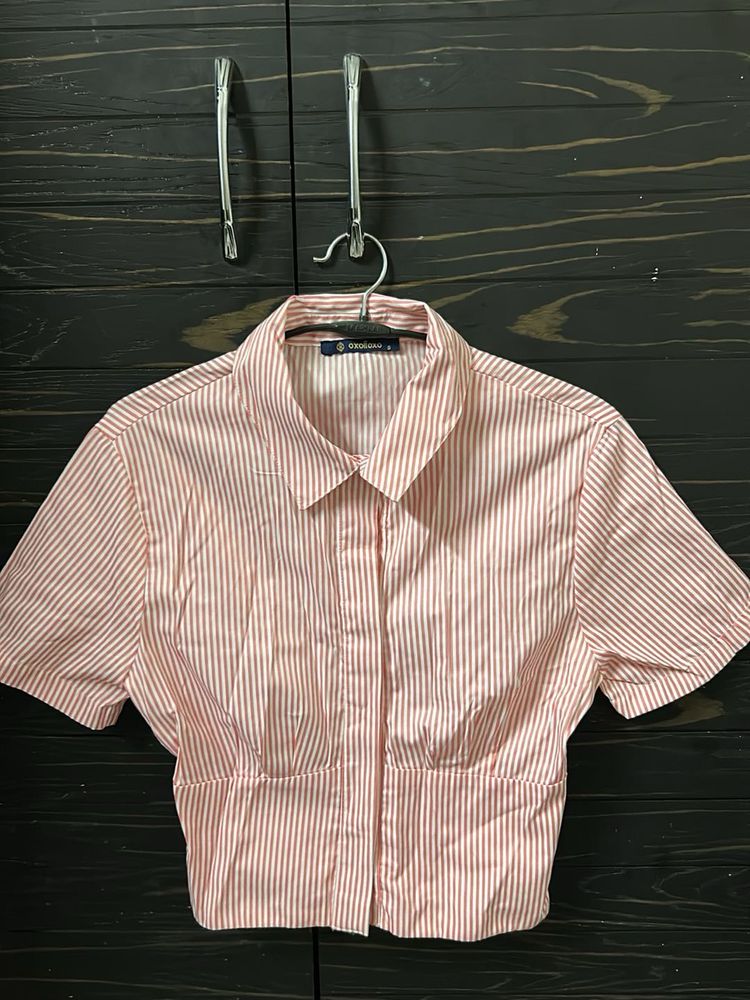 New Oxolloxo Pink Striped Shirt