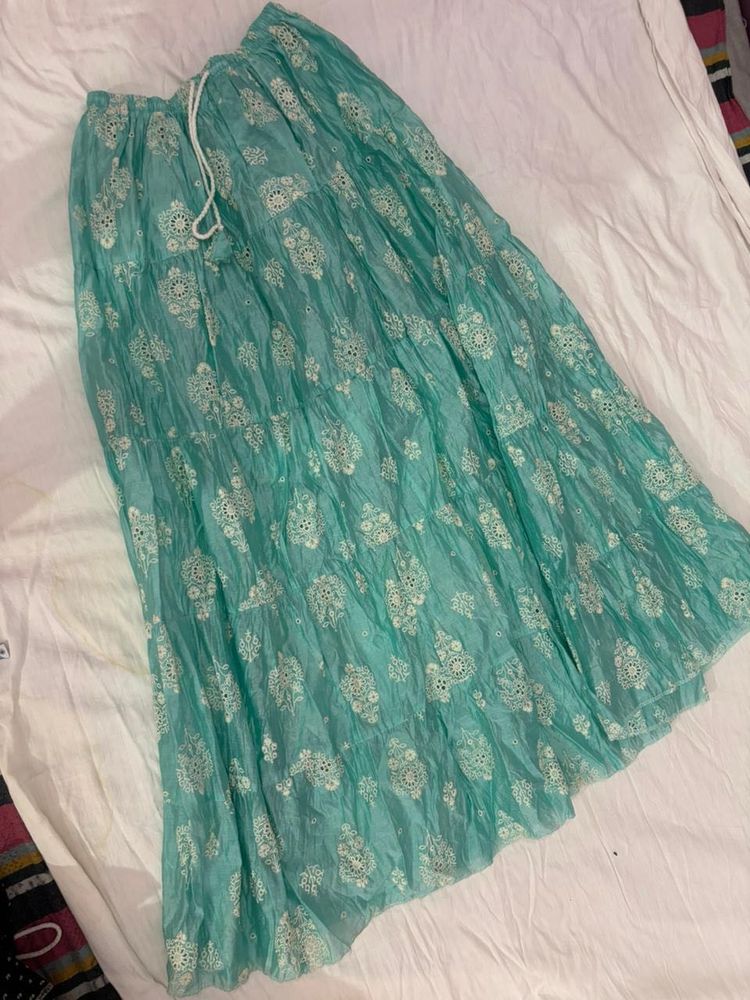 Cyan Skirt