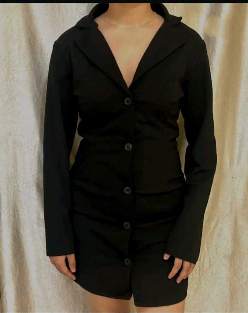 Black Blazer Dress