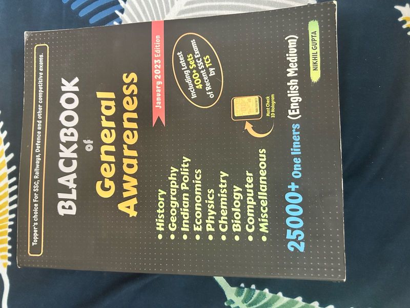 Blackbook Of General Awareness 2023 Edition