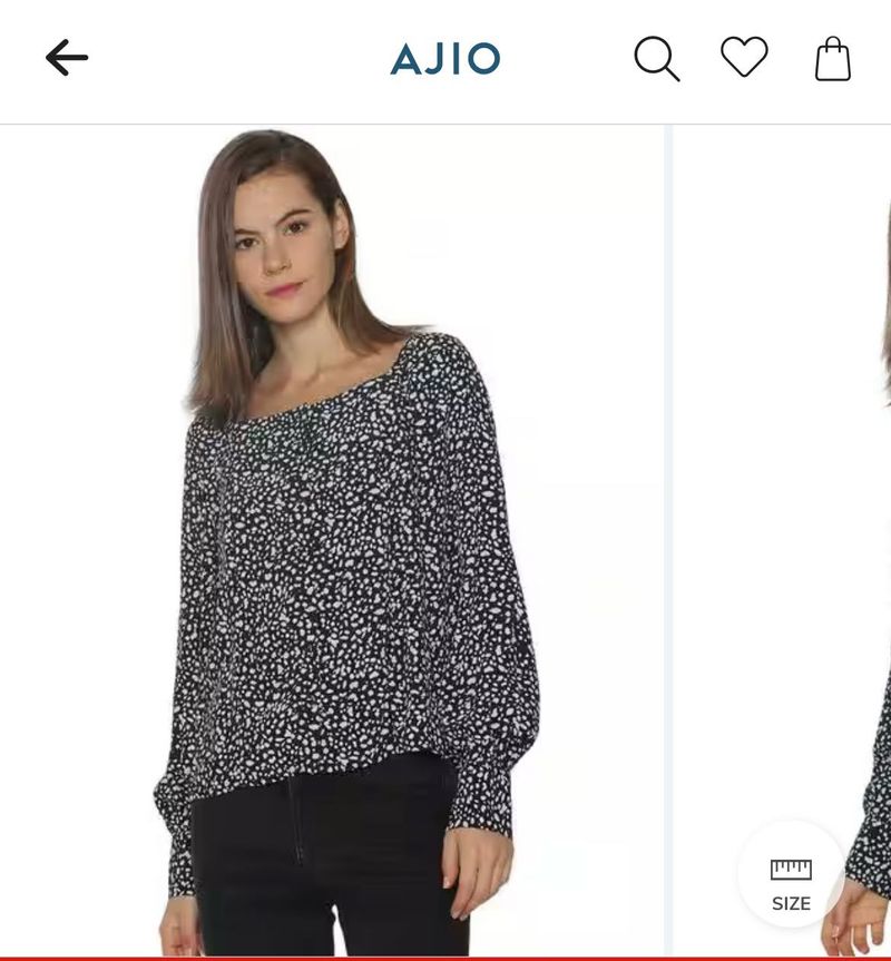 Great vintage condition Printed Square Neck Top