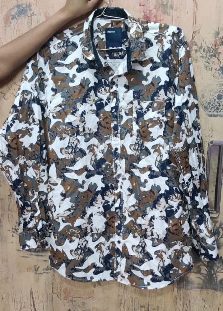 Military Print Shirt For Men