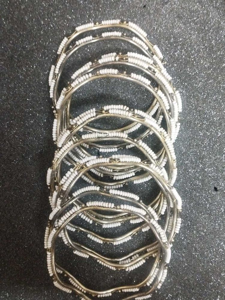 Beaded Bangle Set