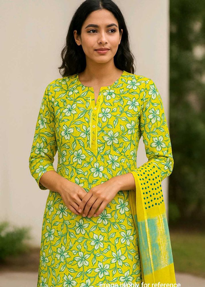 Floral Print Kurti Set
