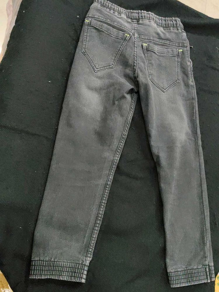 Boys Grey Denim Jeans