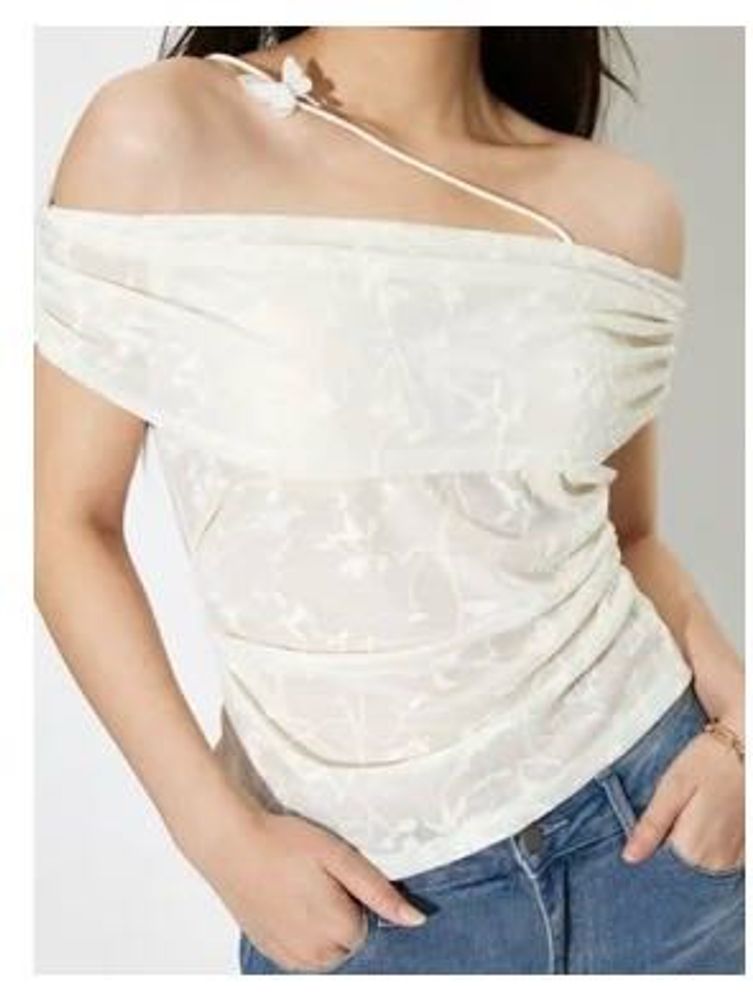 White Off Shoulder Top