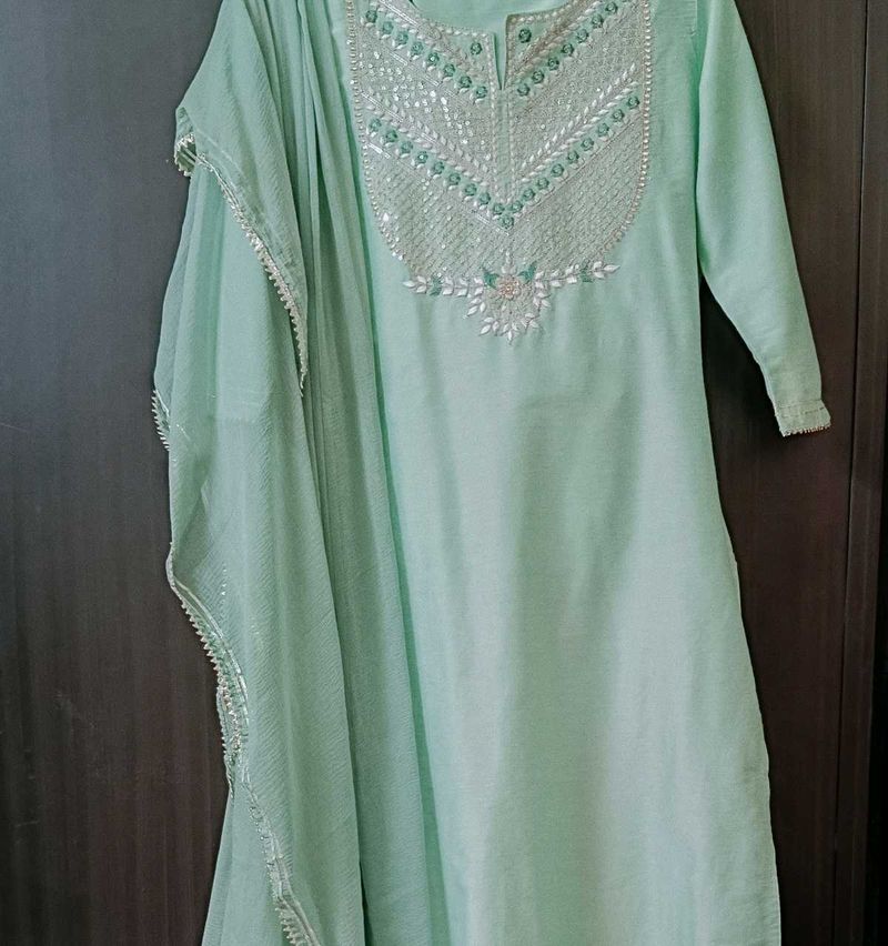 Siah Kurta With Duppatta