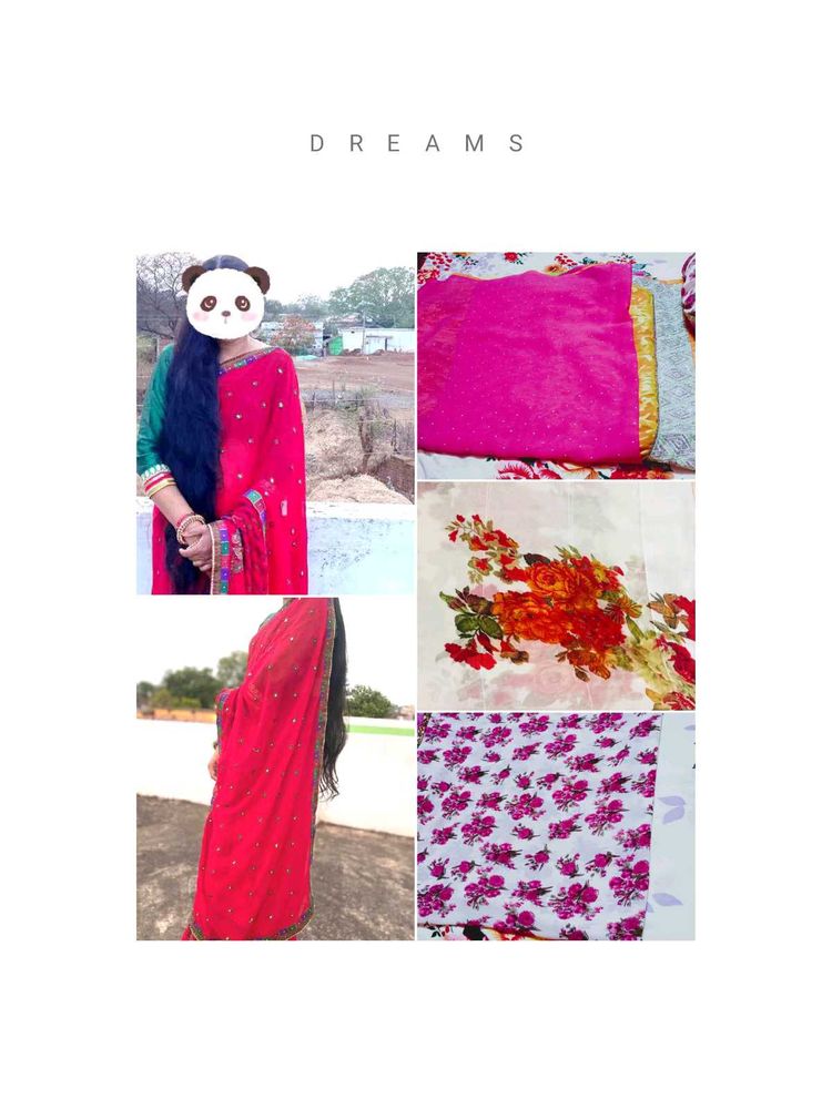4saree, 2blouse