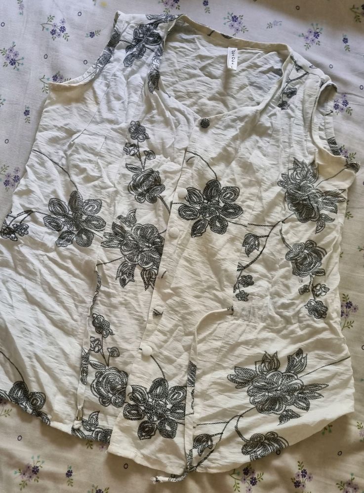 Casual Womens Tie Up Top