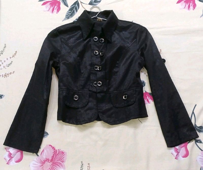 Black Biker Jacket