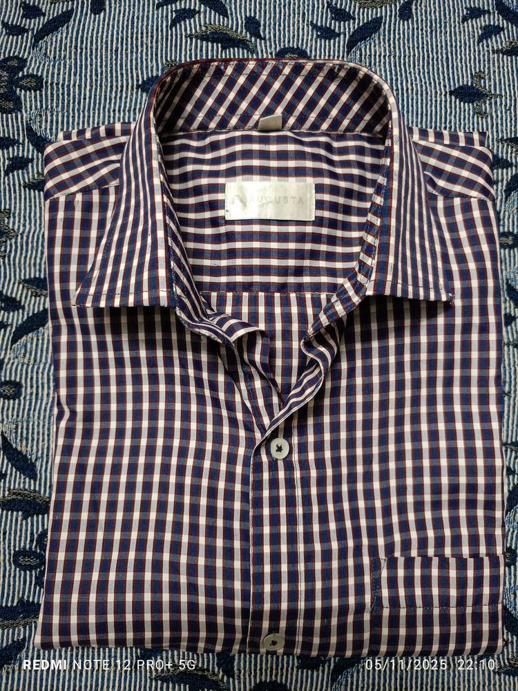 Checked Shirt Blue 🔵 New condition