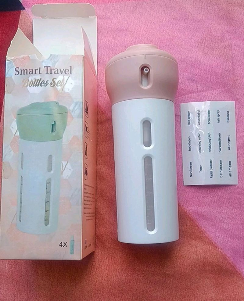 jesilo 4 in 1 Travel Dispenser Bottle Set Trave