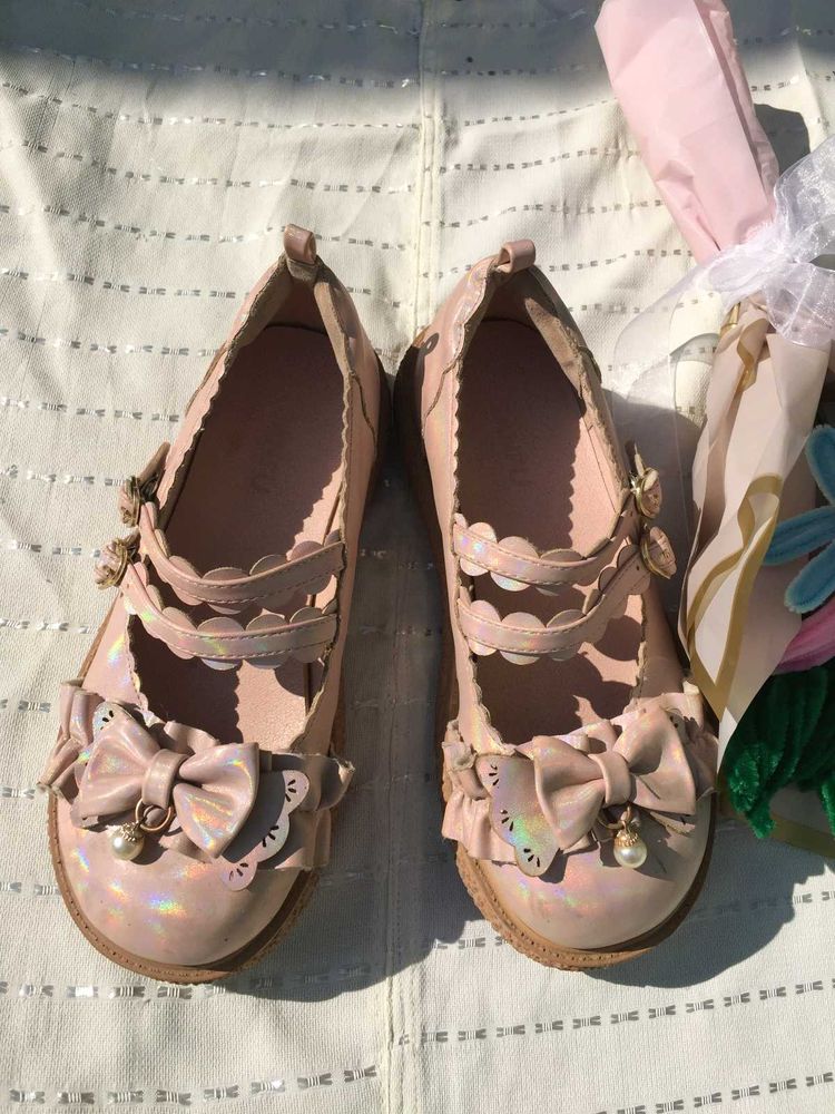 Pink Lolita Style Shoes ladies