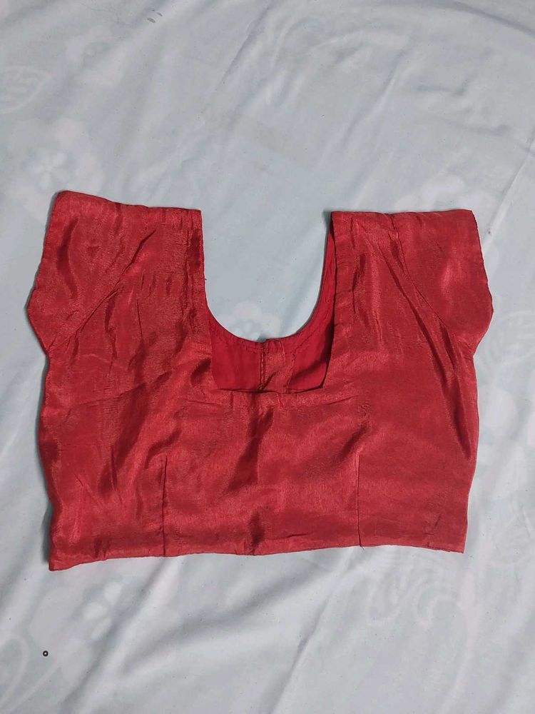 Formal Red Colour Blouse