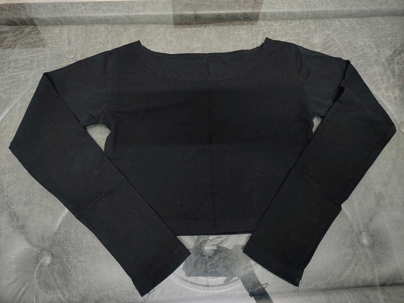 Black Long Sleeve Top