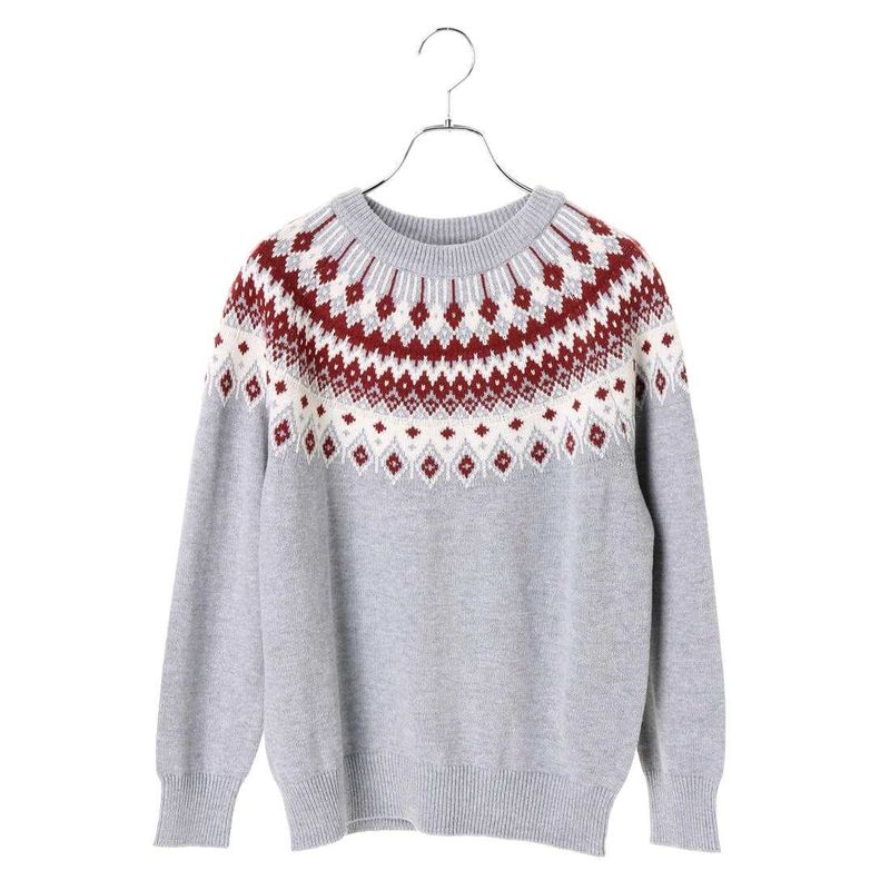 Patterned Knit Sweater