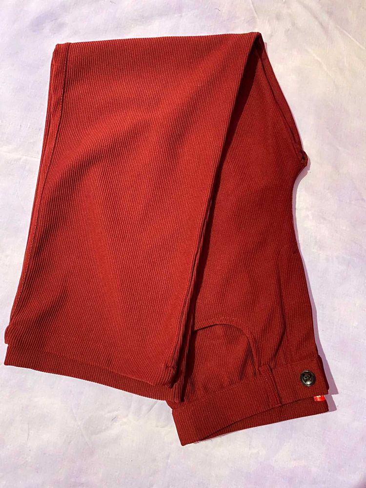 Burgundy Corduroy Pants