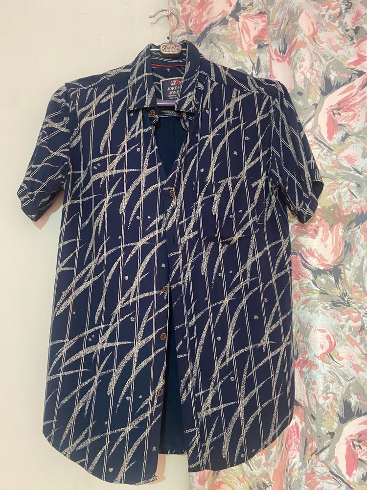 pattern cotton shirt