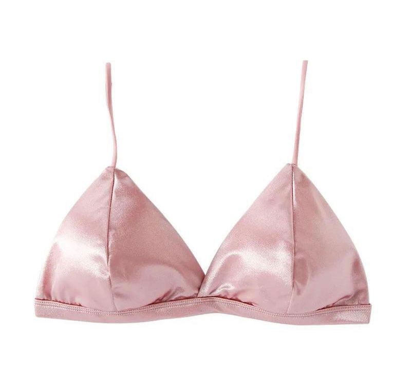 French triangle bralette top