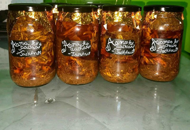 Homemade Jackfruit Achar (Pickle)