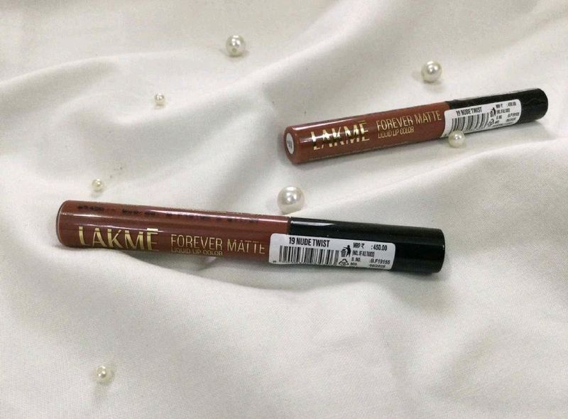 2 Pack❤️Lakme Forever Matte Lipstick 💄