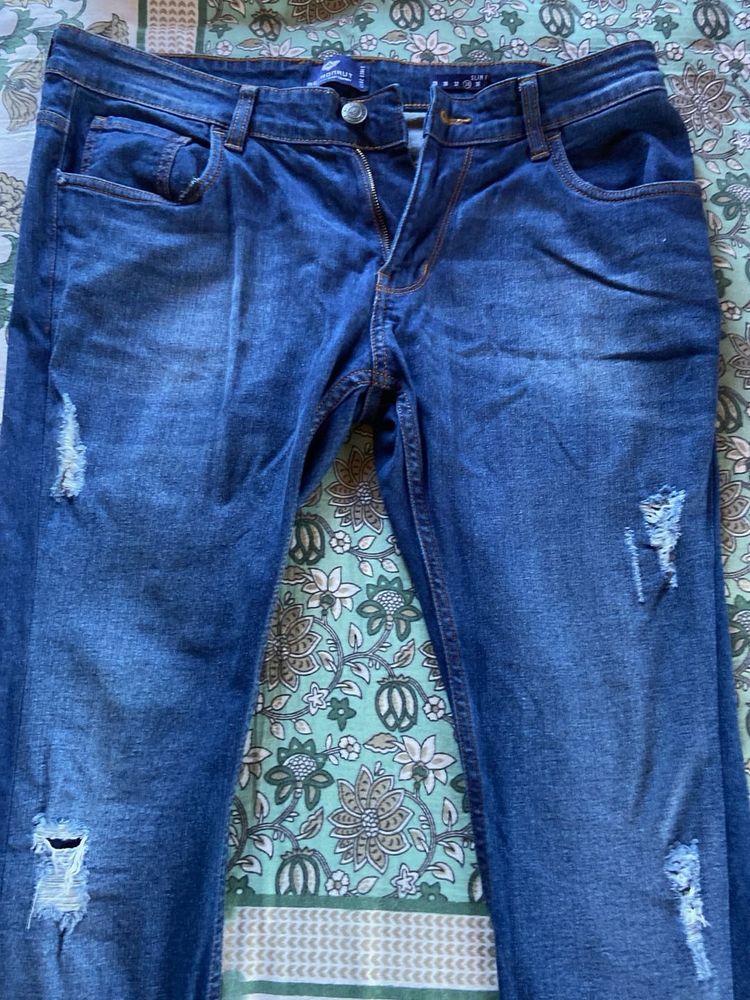 Metronaut Blue Slim Denim Jeans