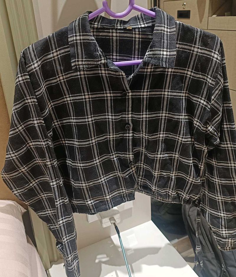 Black Checkers Shirt