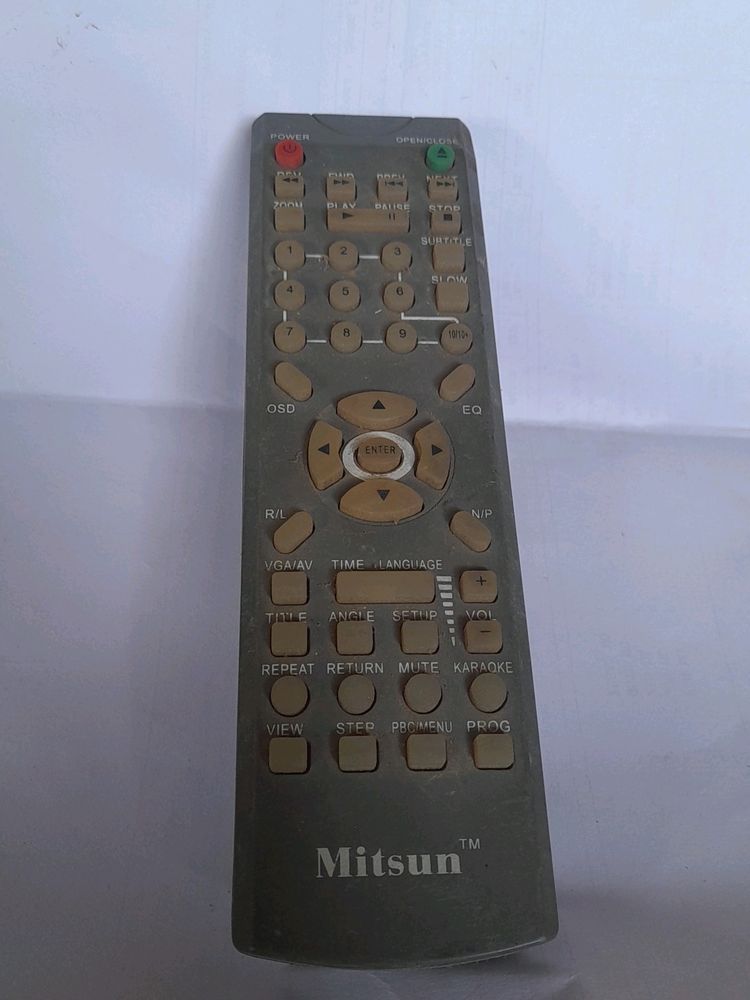 Mitsun DVD Player Remote