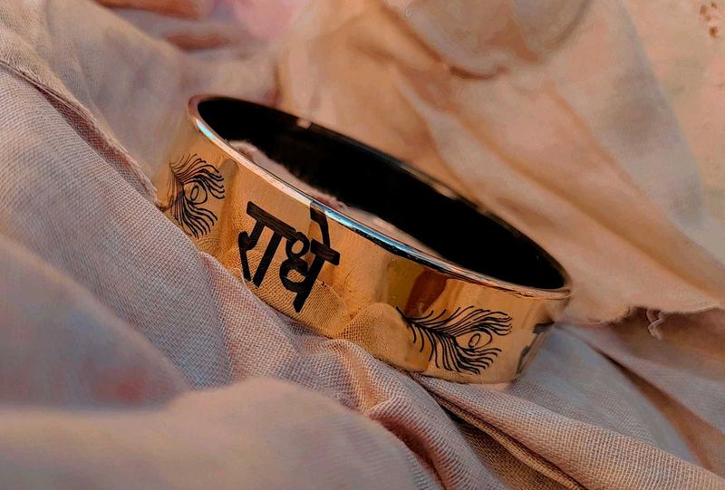 Goldish Yellow Radhe Bangle Bracelet
