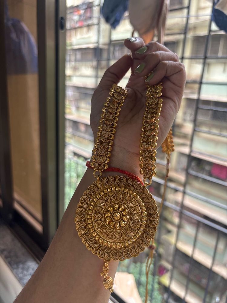 Gold Statement Necklace Set 🤌💕❤️