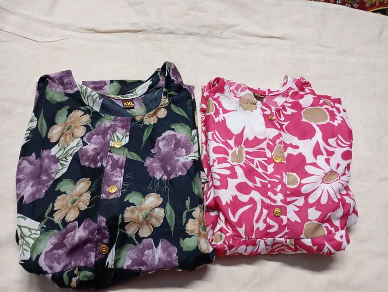 XL,xxL Combo Kurti