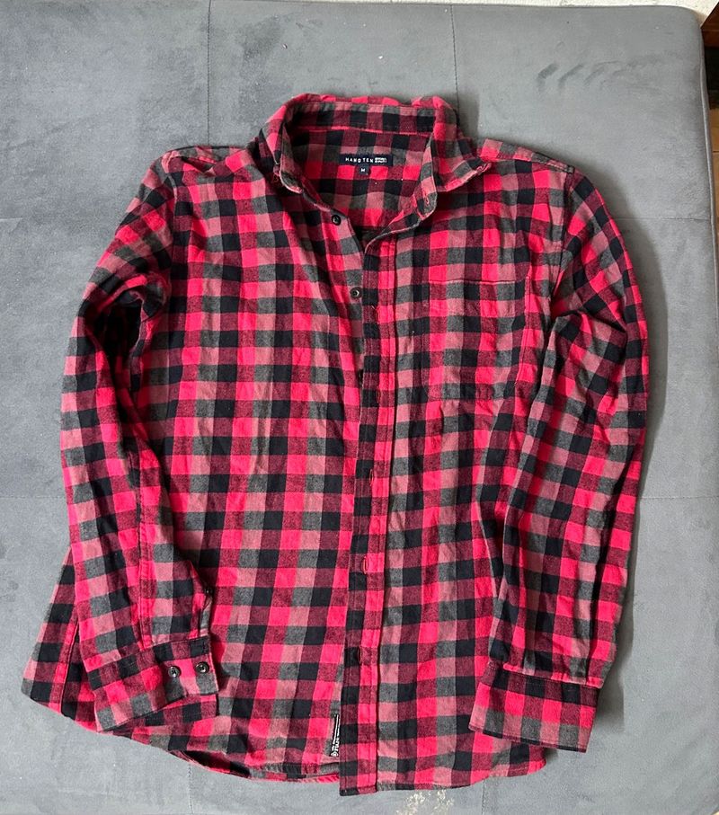 Red &amp; Black Flannel Shirt
