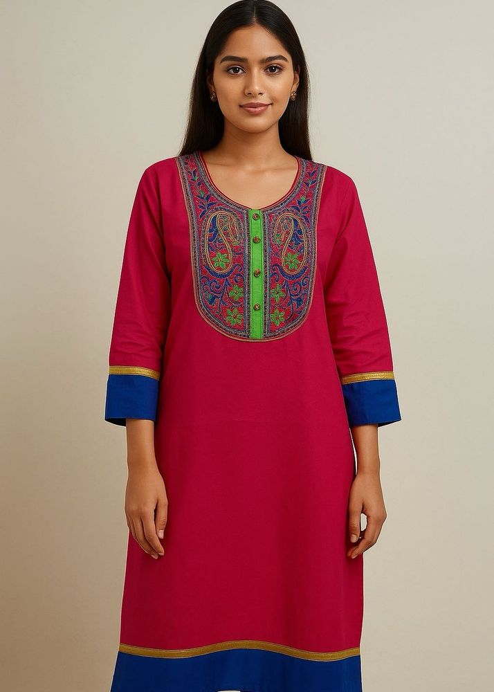 Rosy Pink Designer Kurti