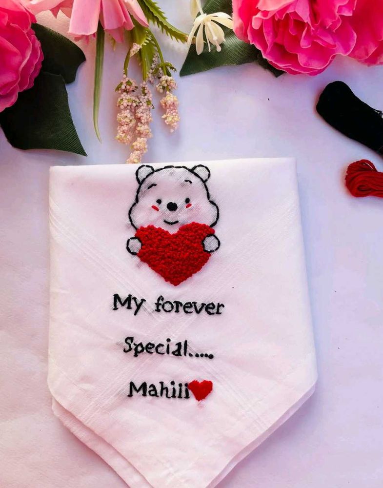 Custom Embroidered Handkerchief