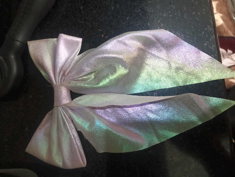 Iridescent Hair Bow
