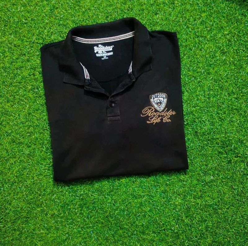Roadster Black Polo T-Shirt