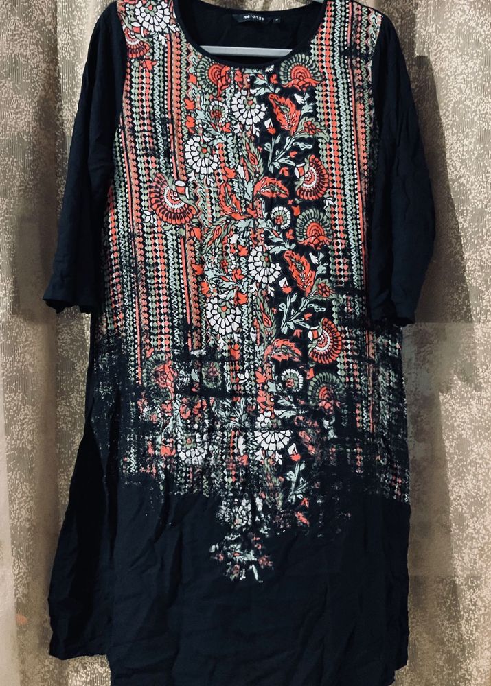 MELANGE - Floral Print Kurta