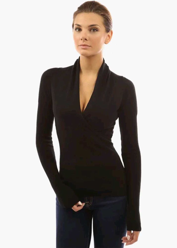 Black Long Sleeve Top