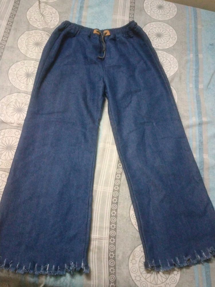 💙Denim Blue Flare Trouser Pant 💙