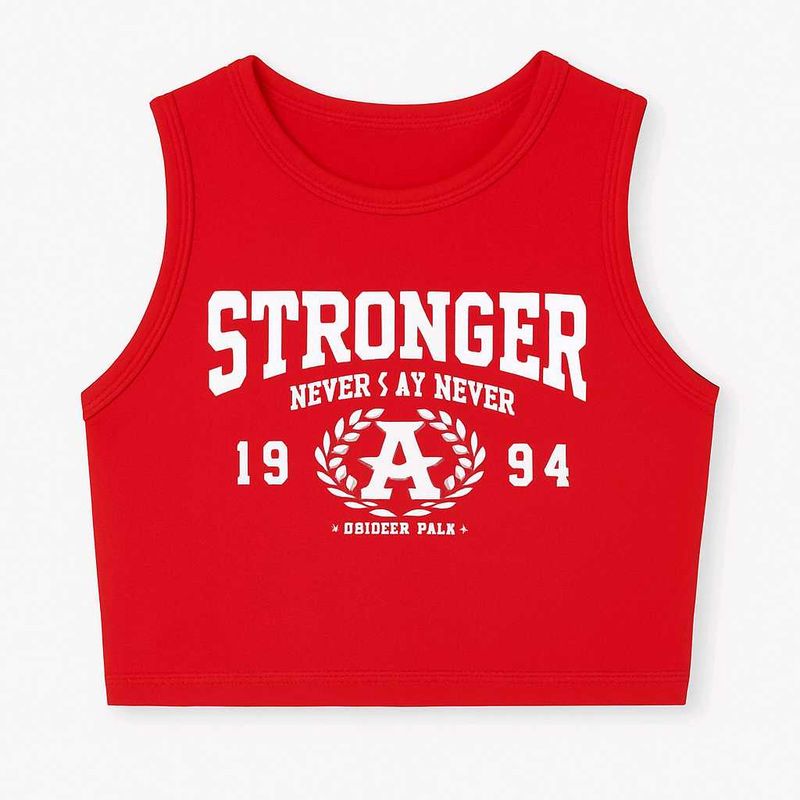Red tank top