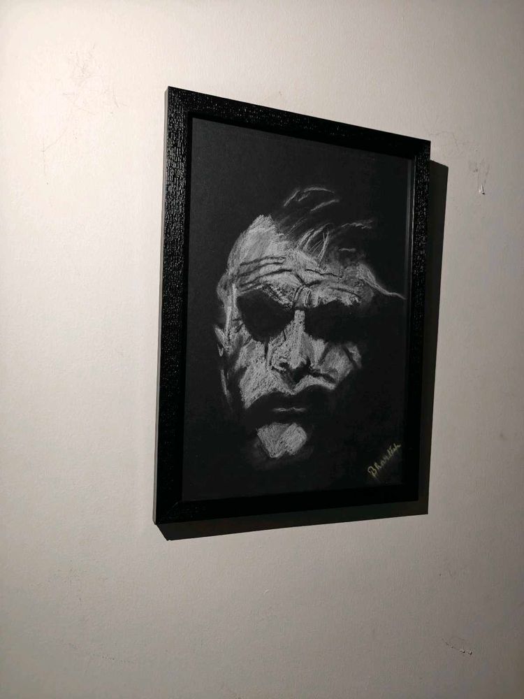 Charcoal Face Sketch