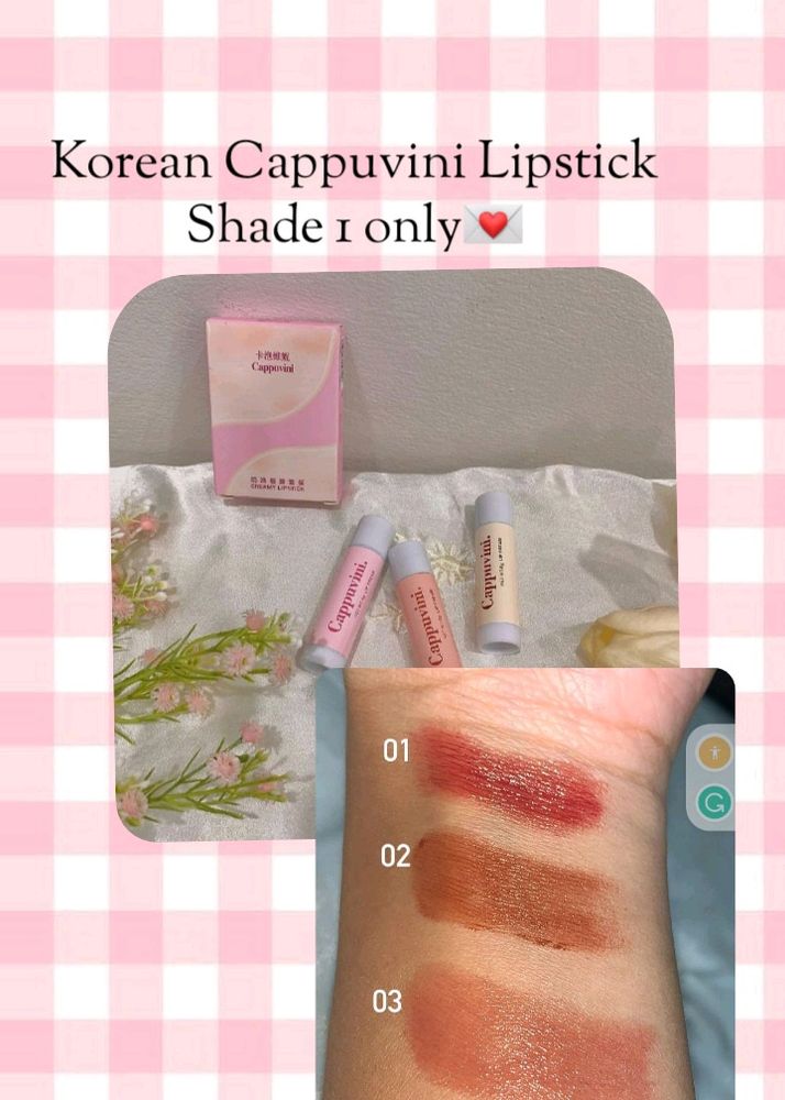 Korean Cappuvini Lipstick