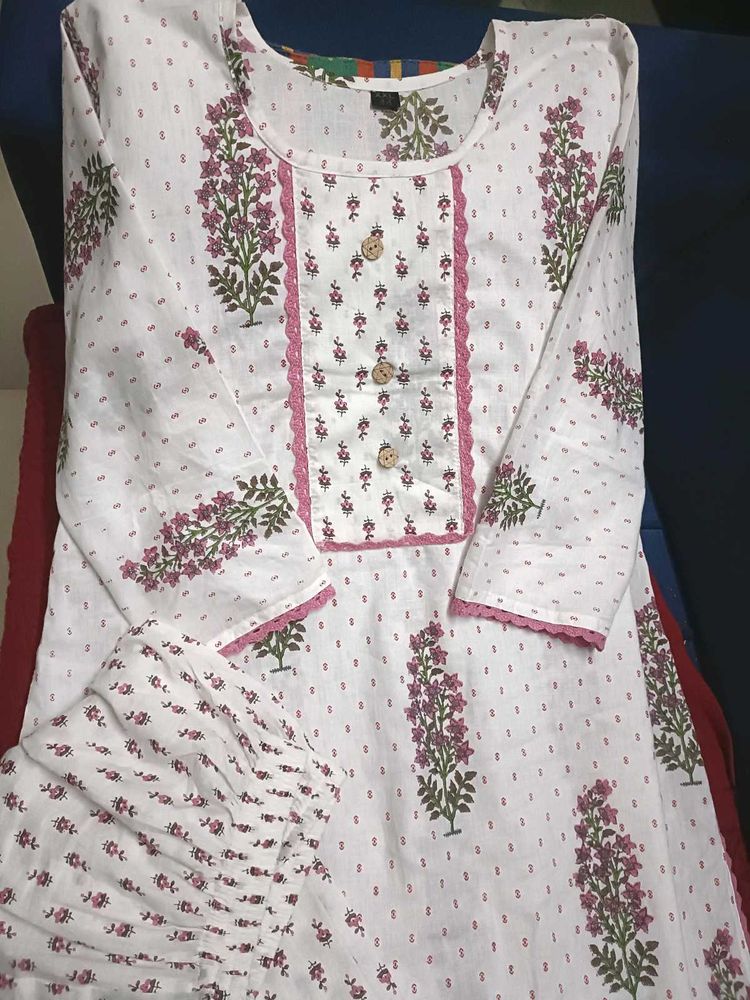 Jaipuri Print Kurti Pant