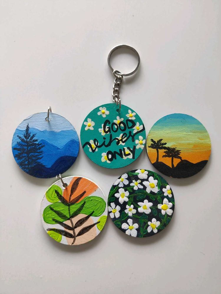 Hand-Painted Keychains