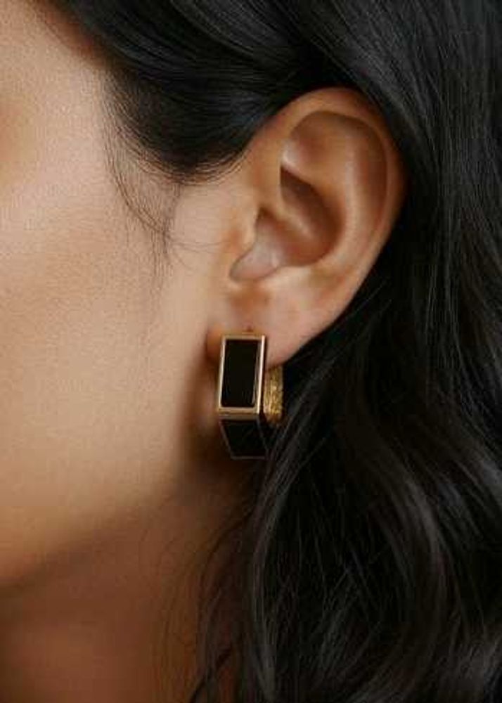 Geometric Hoop Earrings