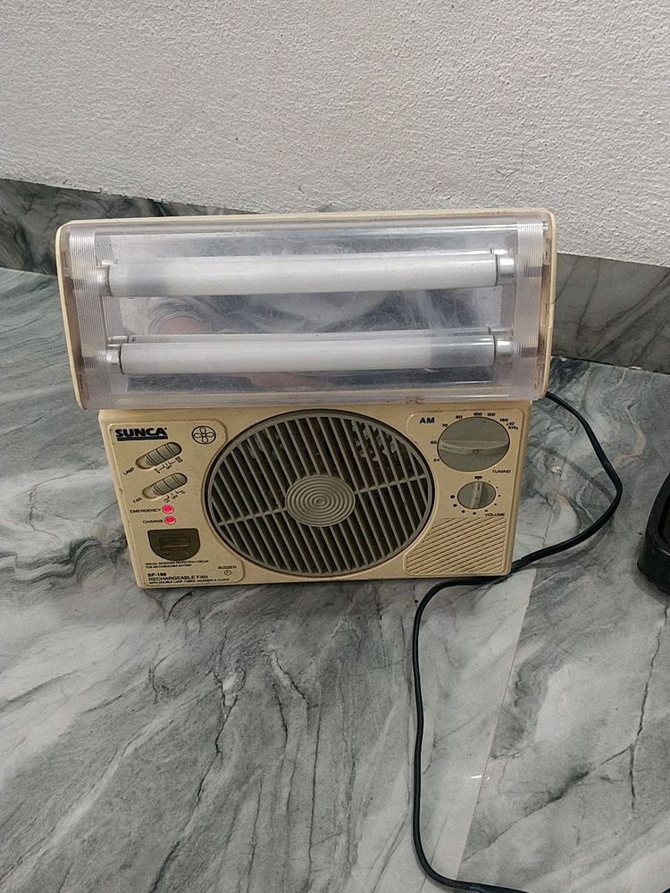 Sunca Emergency Light Fm Or Fan